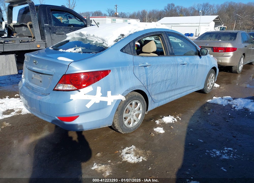 2014 HYUNDAI ACCENT VIN: KMHCT4AE7EU656746