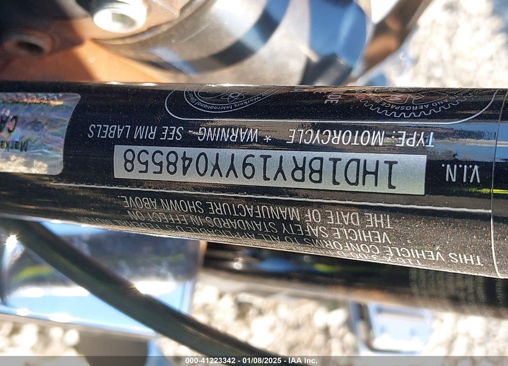 2000 HARLEY-DAVIDSON FLSTS VIN: 1HD1BRY19YY048558