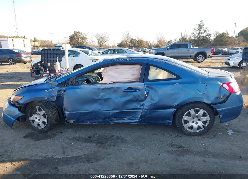 2007 HONDA CIVIC LX VIN: 2HGFG12687H573443