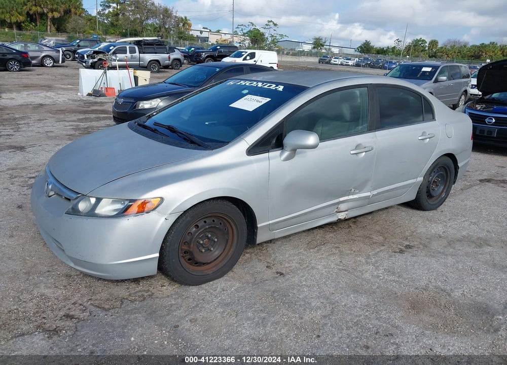 2008 HONDA CIVIC LX VIN: 1HGFA16558L075983