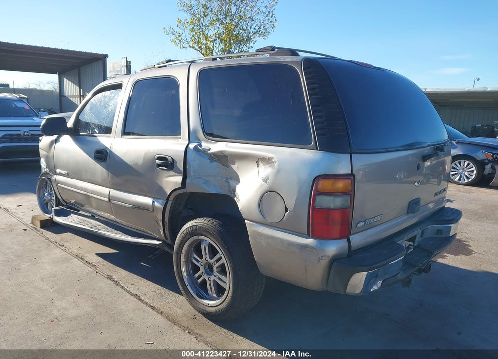 2003 CHEVROLET TAHOE LS VIN: 1GNEC13T23J336750
