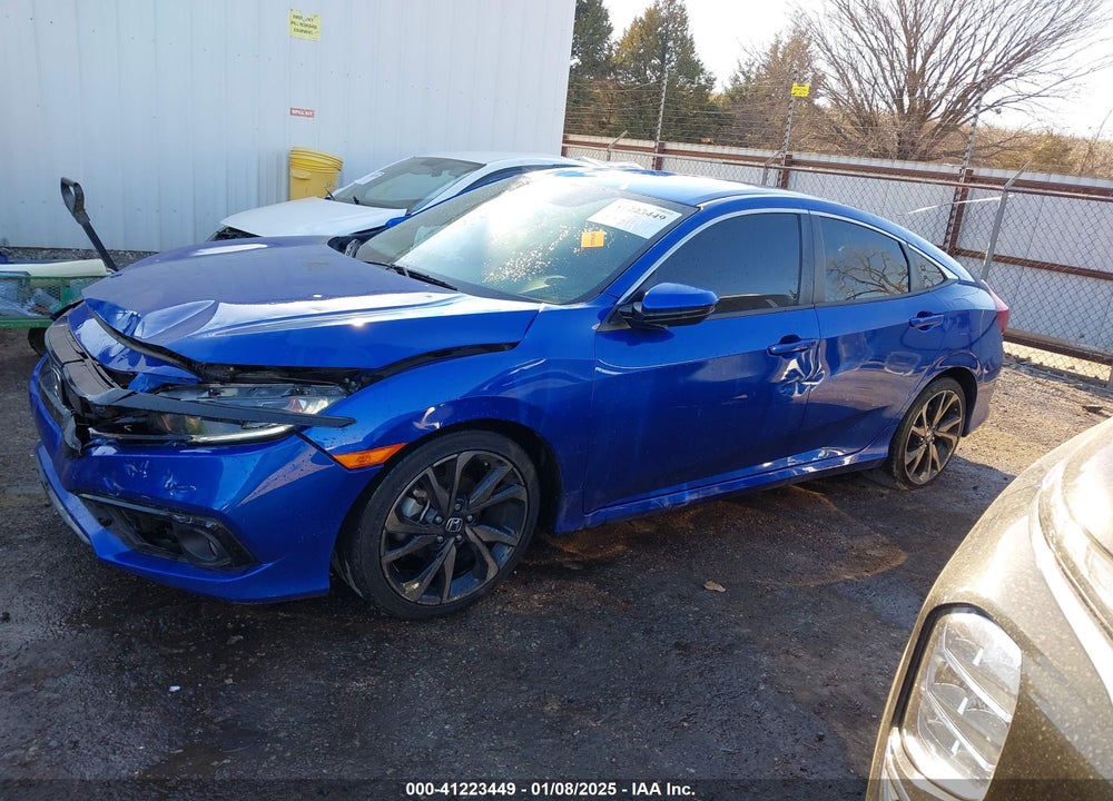 2021 HONDA CIVIC VIN: 2HGFC2F85MH522846