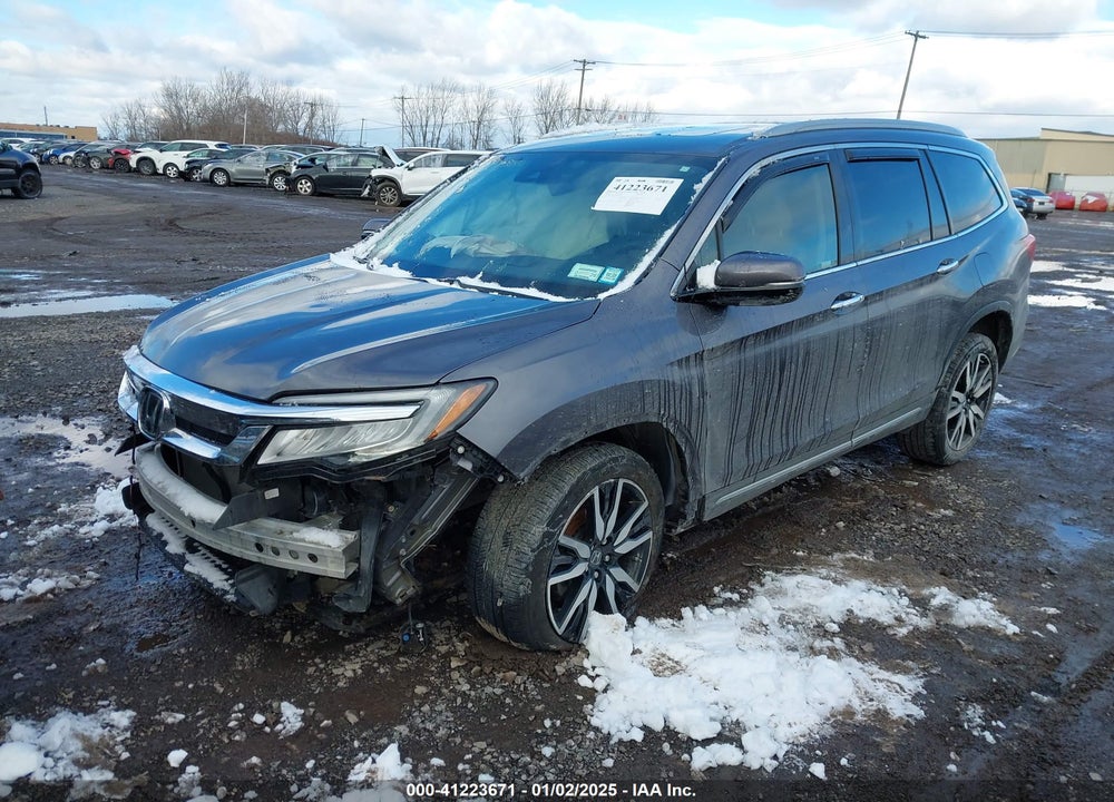 2019 HONDA PILOT TOURING VIN: 5FNYF6H93KB060933