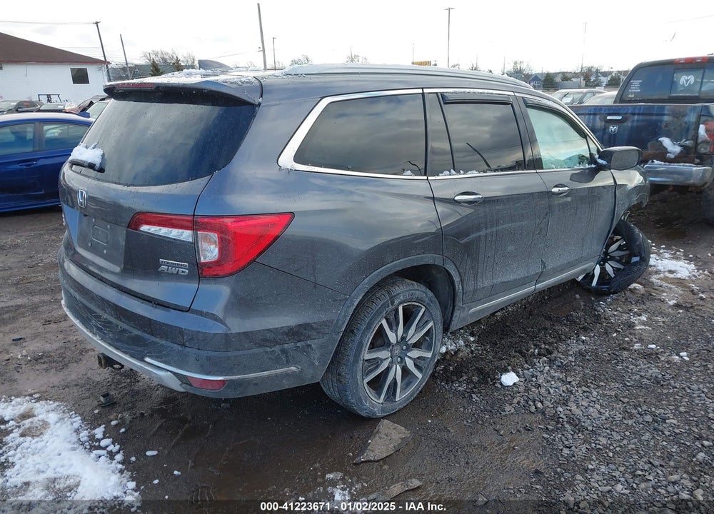 2019 HONDA PILOT TOURING VIN: 5FNYF6H93KB060933