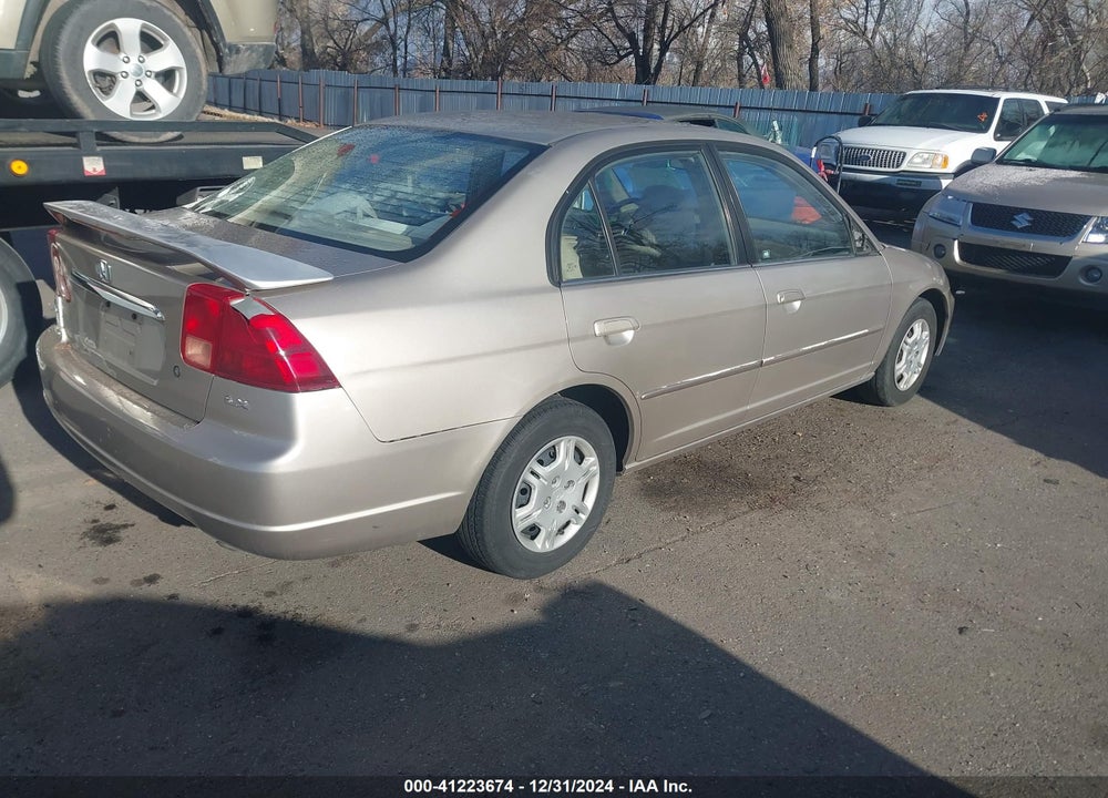 2002 HONDA CIVIC LX VIN: 1HGES15592L022463