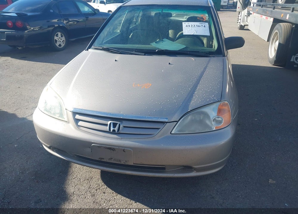2002 HONDA CIVIC LX VIN: 1HGES15592L022463
