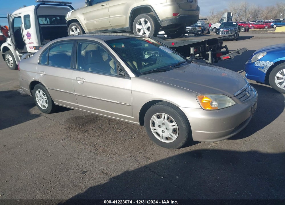 2002 HONDA CIVIC LX VIN: 1HGES15592L022463