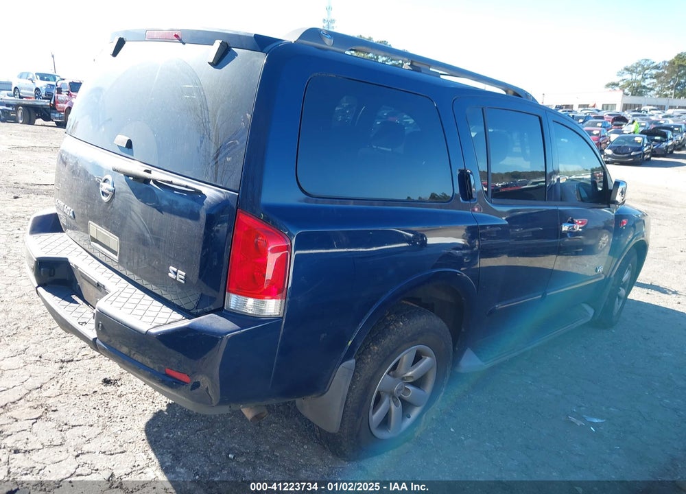 2008 NISSAN ARMADA SE VIN: 5N1AA08D58N632589