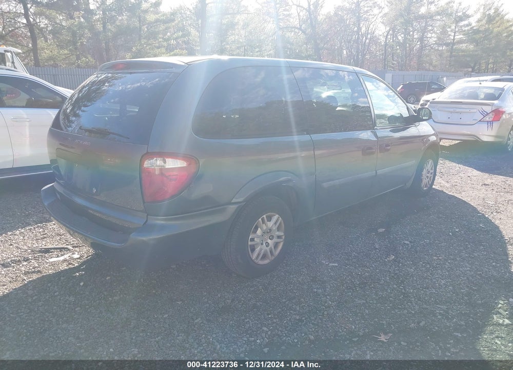 2006 DODGE GRAND CARAVAN SE VIN: 1D4GP24R66B672949