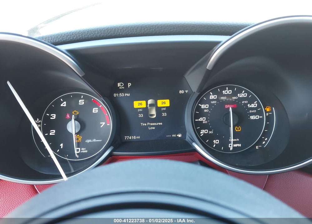 2020 ALFA ROMEO GIULIA RWD VIN: ZARFAMAN9L7633946