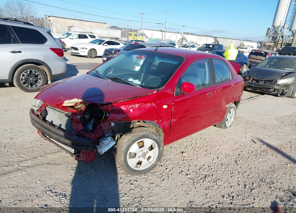 2006 CHEVROLET AVEO LS VIN: KL1TD56656B614590