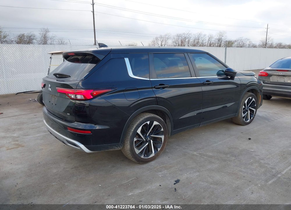 2022 MITSUBISHI OUTLANDER BLACK EDITION /SE 2.5 /SE LAUNCH EDITION VIN: JA4J4UA8XNZ047280