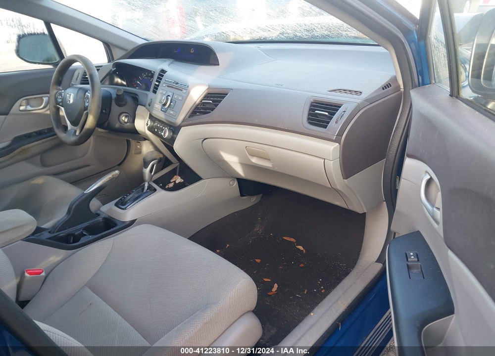 2012 HONDA CIVIC SDN LX VIN: 2HGFB2F5XCH547491