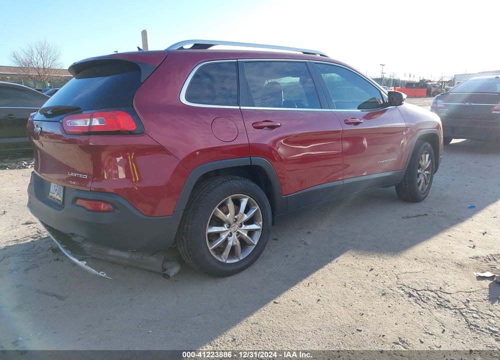 2015 JEEP CHEROKEE LIMITED VIN: 1C4PJMDS4FW698648