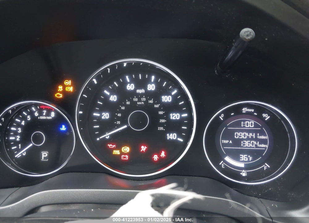 2019 HONDA HR-V LX VIN: 3CZRU6H39KG700220