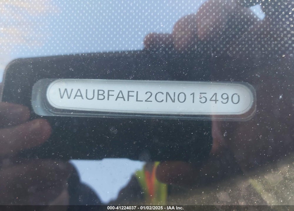 2012 AUDI A4 2.0T PREMIUM VIN: WAUBFAFL2CN015490