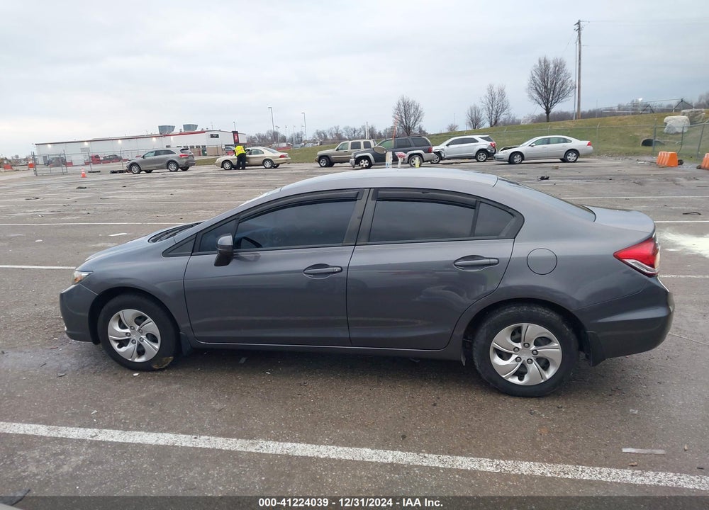 2014 HONDA CIVIC LX VIN: 19XFB2F53EE039263
