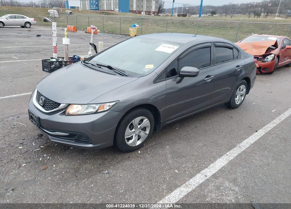 2014 HONDA CIVIC LX VIN: 19XFB2F53EE039263