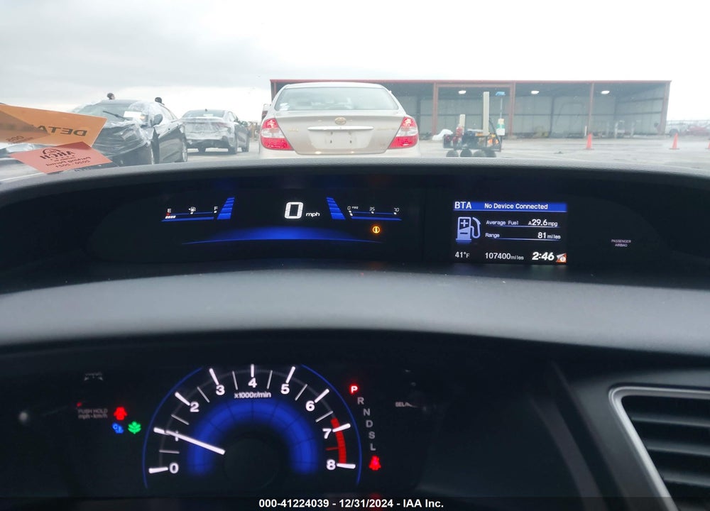 2014 HONDA CIVIC LX VIN: 19XFB2F53EE039263