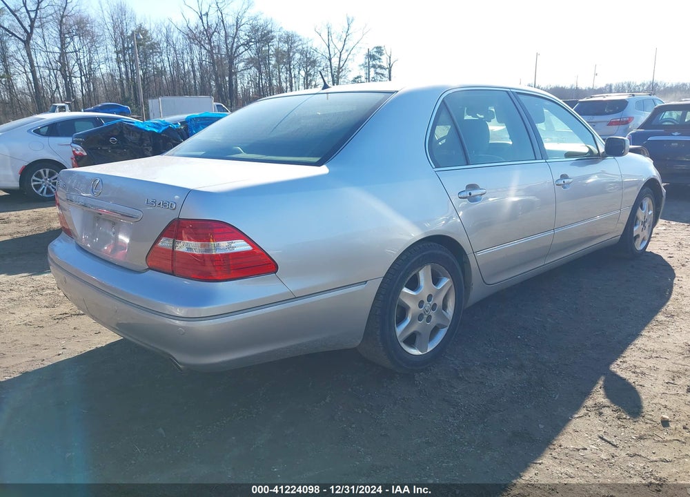 2004 LEXUS LS 430 VIN: JTHBN36F940161152