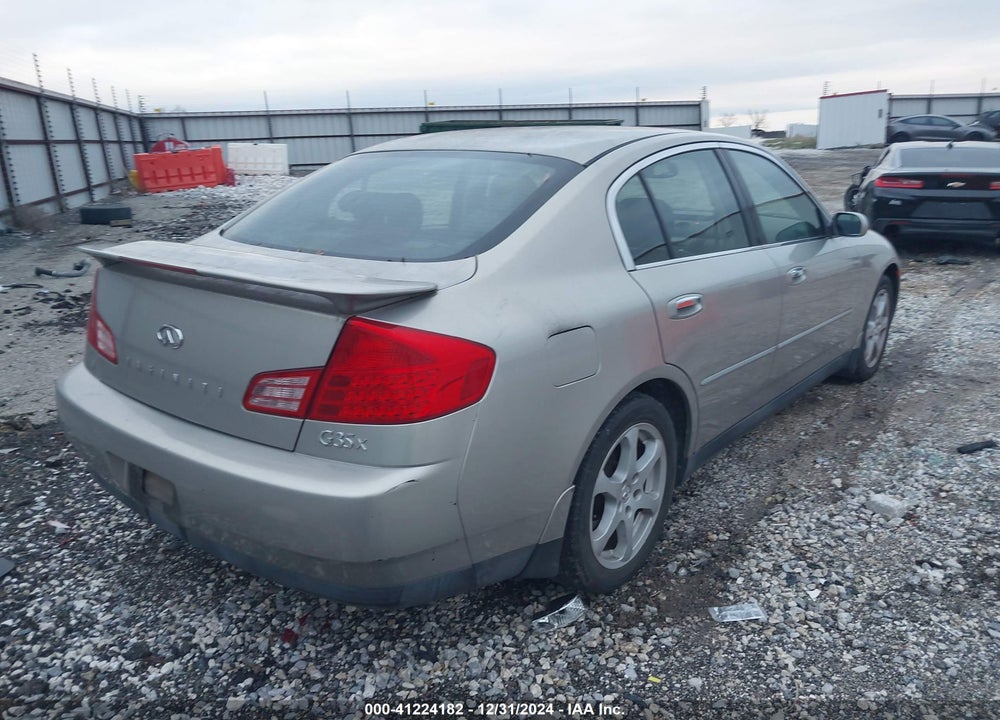 2004 INFINITI G35X VIN: JNKCV51F84M711439