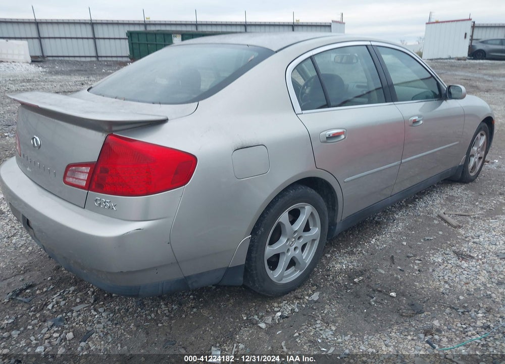 2004 INFINITI G35X VIN: JNKCV51F84M711439