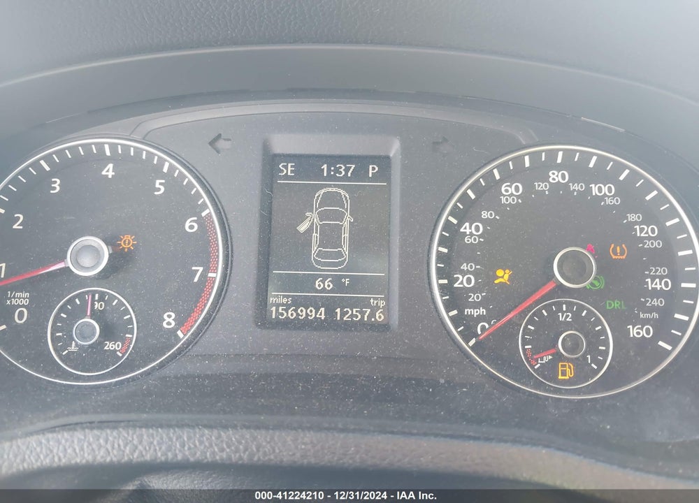 2012 VOLKSWAGEN PASSAT 2.5L SE VIN: 1VWBH7A35CC105099