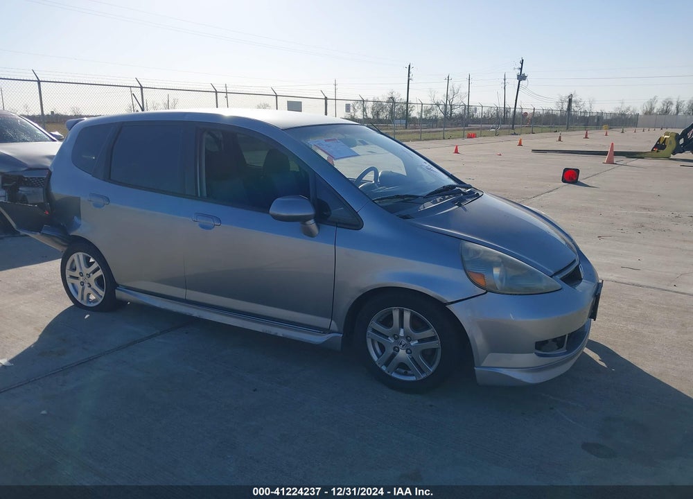 2007 HONDA FIT SPORT VIN: JHMGD38637S059330
