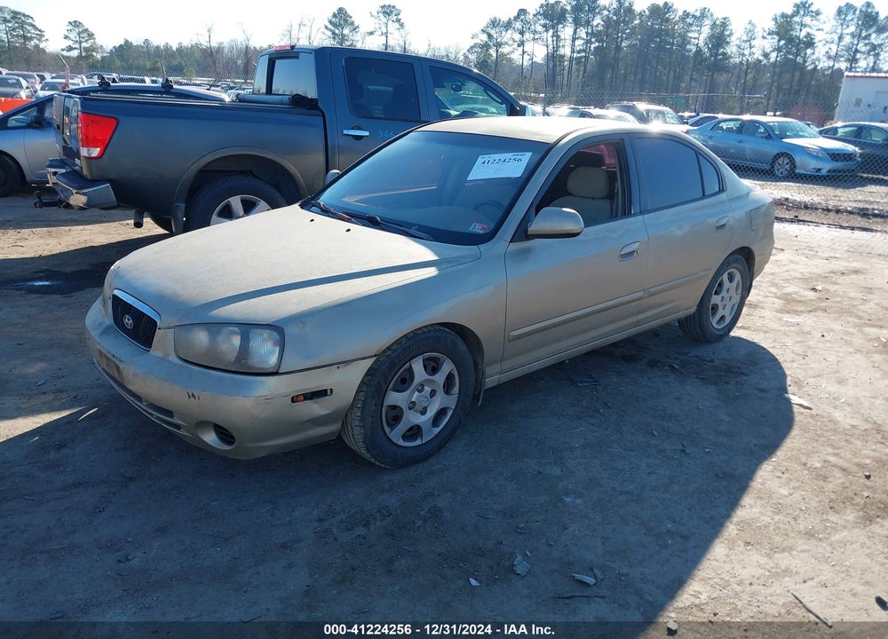 2003 HYUNDAI ELANTRA GLS/GT VIN: KMHDN45D93U526044