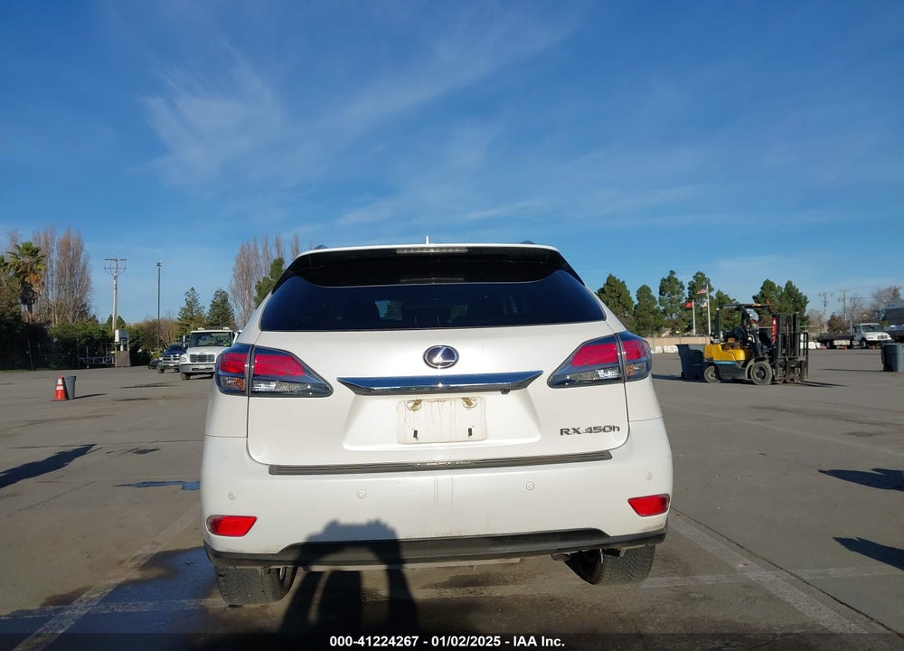 2015 LEXUS RX 450H VIN: JTJBC1BA8F2469522