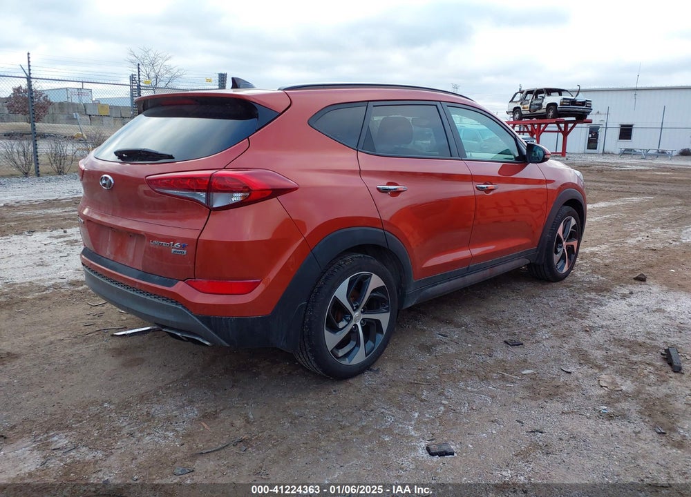 2016 HYUNDAI TUCSON LIMITED VIN: KM8J3CA20GU146409