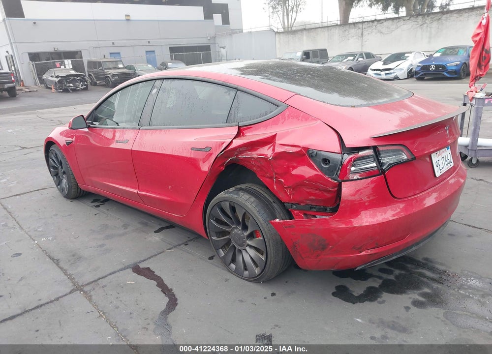 2023 TESLA MODEL 3 PERFORMANCE DUAL MOTOR ALL-WHEEL DRIVE VIN: 5YJ3E1EC1PF395048