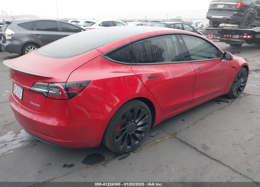 2023 TESLA MODEL 3 PERFORMANCE DUAL MOTOR ALL-WHEEL DRIVE VIN: 5YJ3E1EC1PF395048