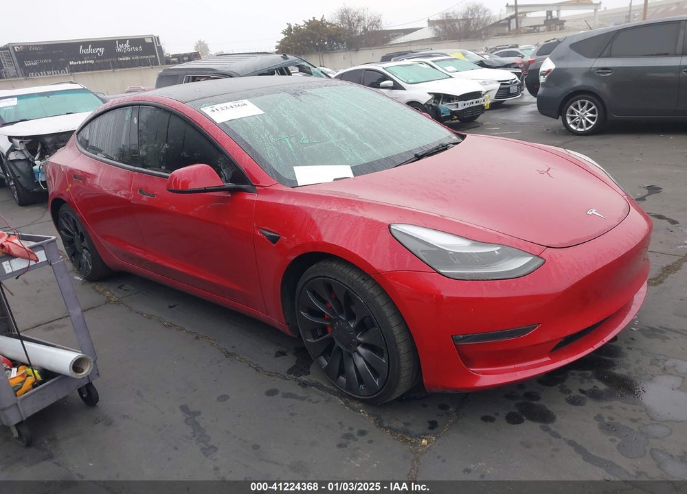 2023 TESLA MODEL 3 PERFORMANCE DUAL MOTOR ALL-WHEEL DRIVE VIN: 5YJ3E1EC1PF395048