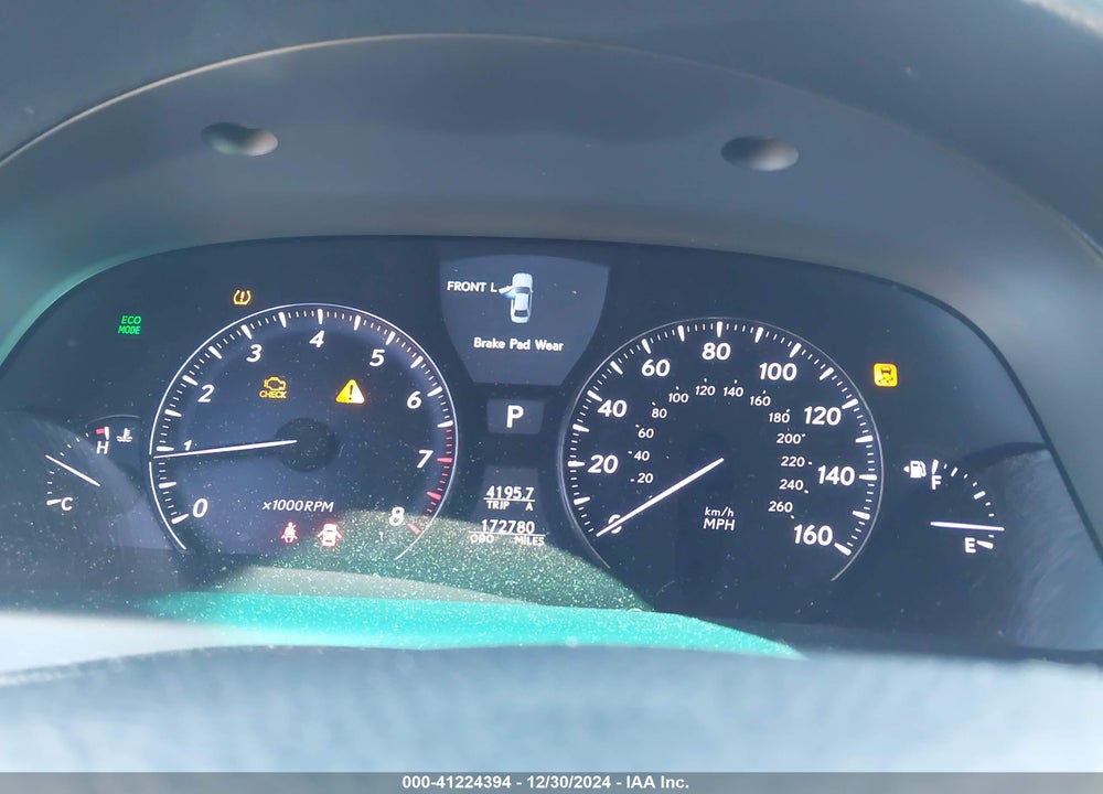 2010 LEXUS LS 460 VIN: JTHBL5EFXA5095342