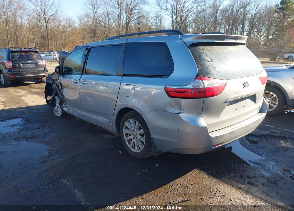 2017 TOYOTA SIENNA XLE 7 PASSENGER VIN: 5TDDZ3DC1HS178957