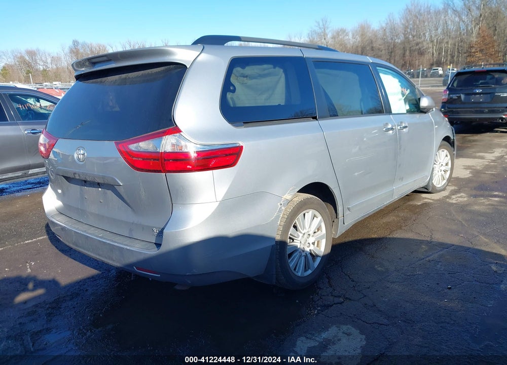 2017 TOYOTA SIENNA XLE 7 PASSENGER VIN: 5TDDZ3DC1HS178957