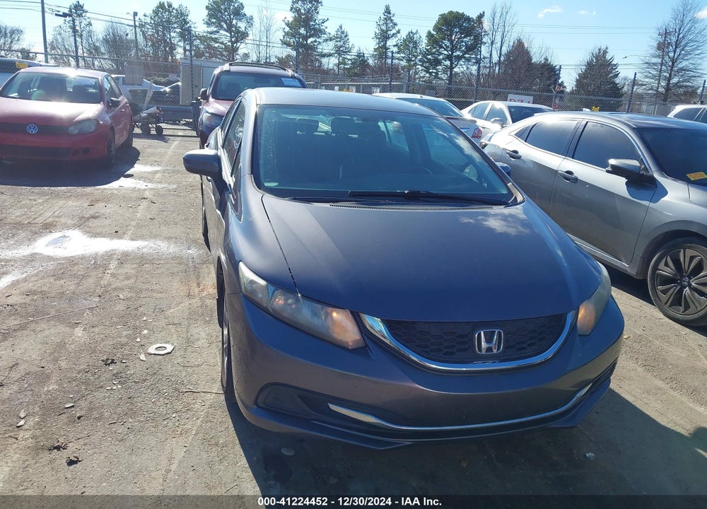 2014 HONDA CIVIC LX VIN: 2HGFB2F57EH522695