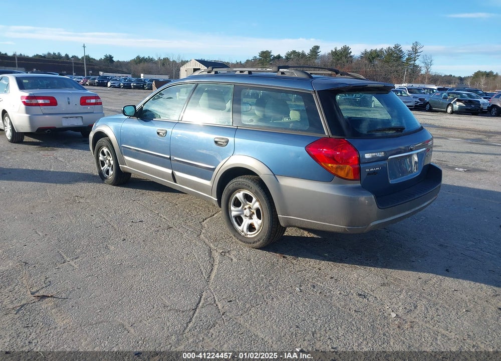 2007 SUBARU OUTBACK 2.5I BASIC VIN: 4S4BP61CX76333079