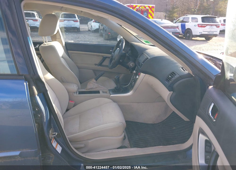 2007 SUBARU OUTBACK 2.5I BASIC VIN: 4S4BP61CX76333079