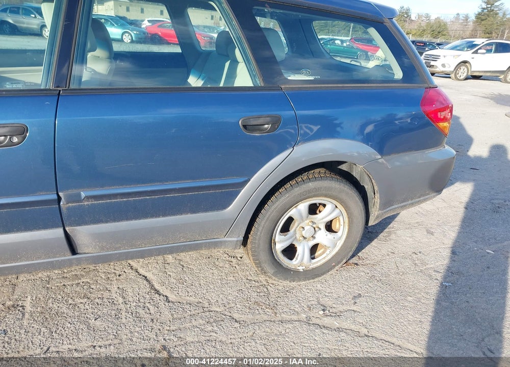 2007 SUBARU OUTBACK 2.5I BASIC VIN: 4S4BP61CX76333079