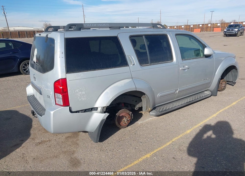 2005 NISSAN PATHFINDER SE OFF ROAD VIN: 5N1AR18W25C719339