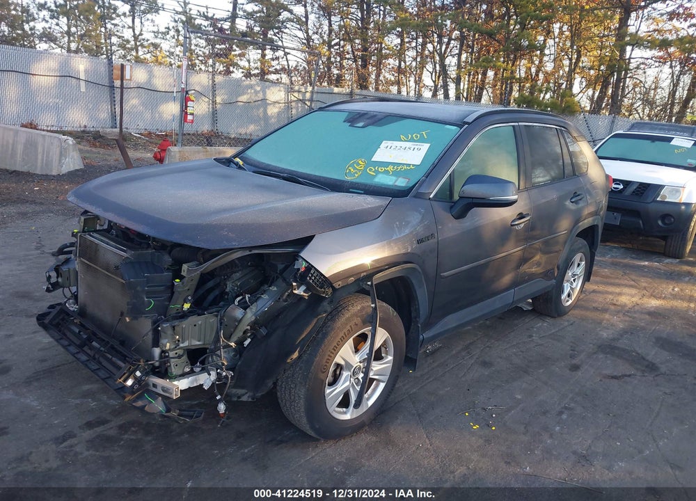 2019 TOYOTA RAV4 HYBRID XLE VIN: 2T3RWRFV5KW014021