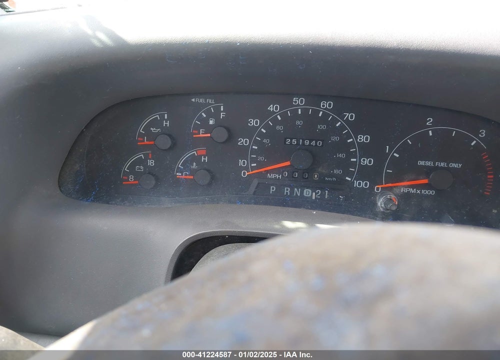 2001 FORD F250 SUPER DUTY VIN: 1FTNX21F51EC56672