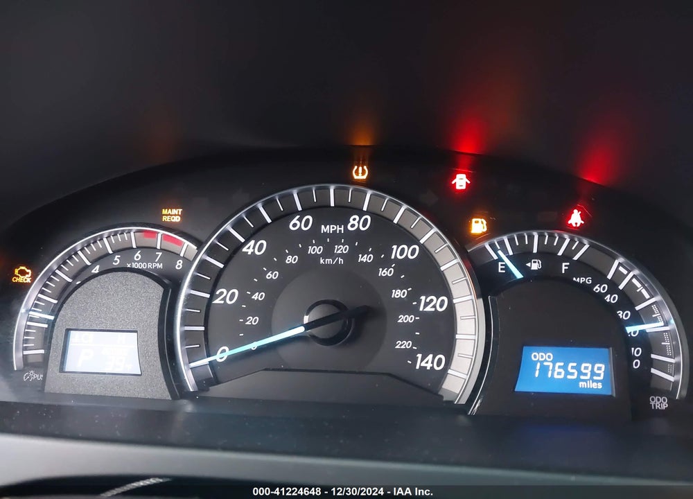 2012 TOYOTA CAMRY VIN: 4T1BF1FKXCU620174
