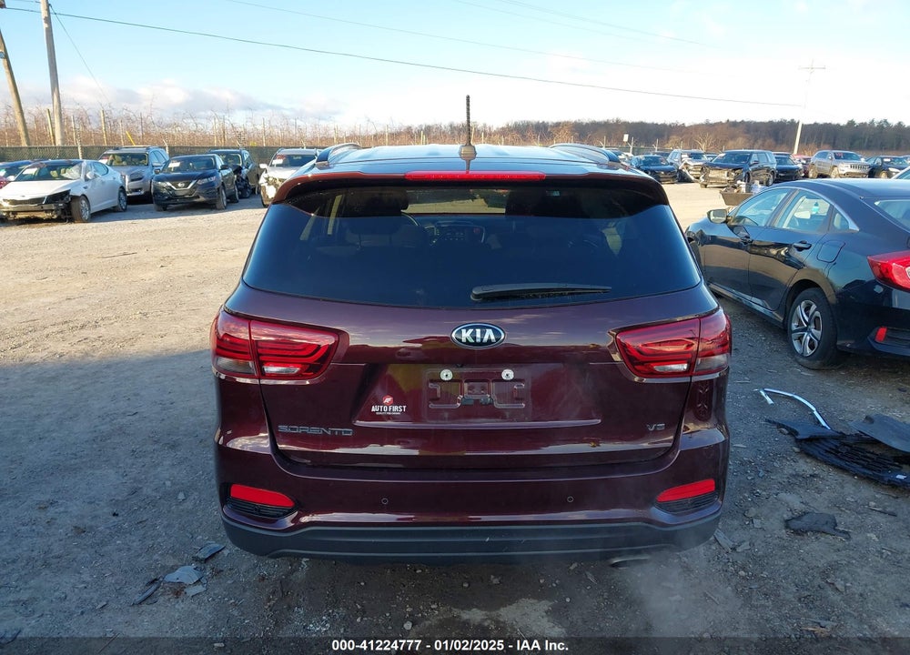 2020 KIA SORENTO 3.3L S VIN: 5XYPGDA55LG694789
