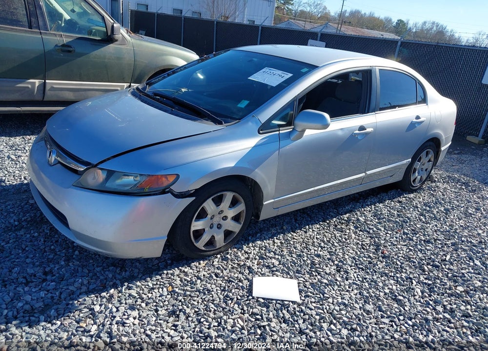 2006 HONDA CIVIC LX VIN: 1HGFA16586L133453