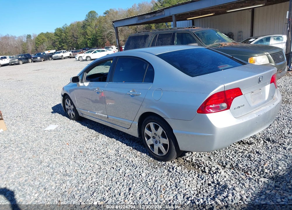 2006 HONDA CIVIC LX VIN: 1HGFA16586L133453