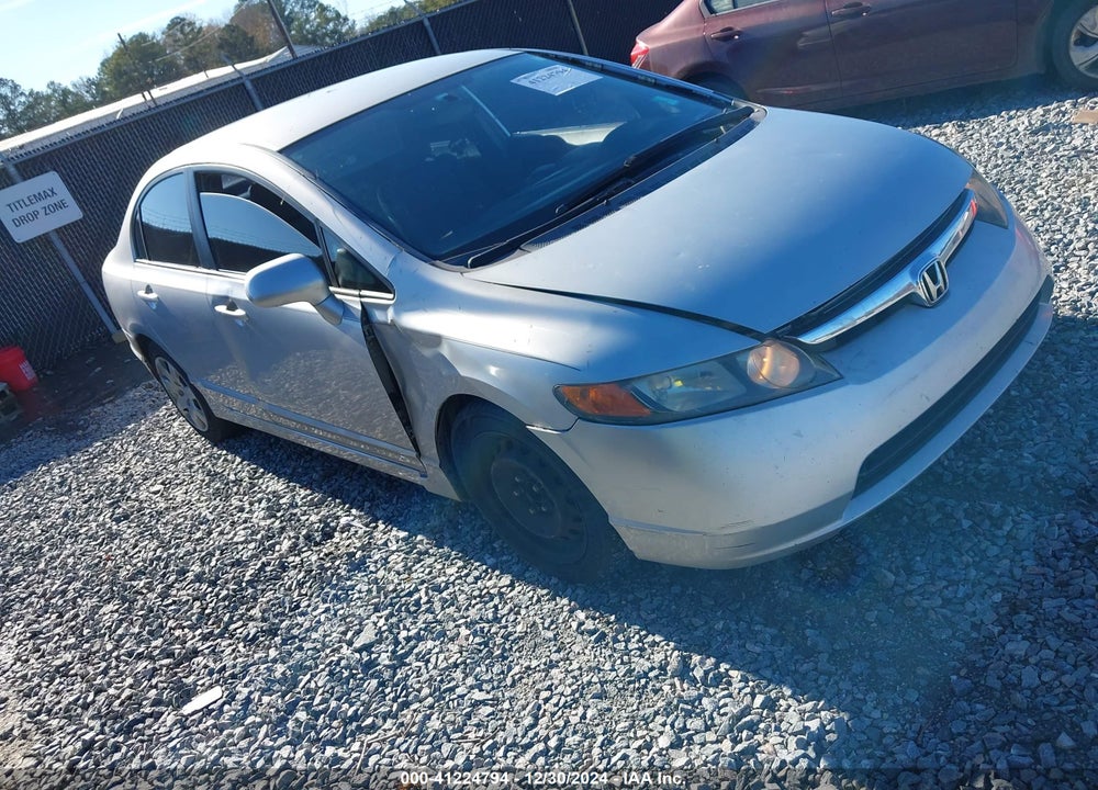 2006 HONDA CIVIC LX VIN: 1HGFA16586L133453