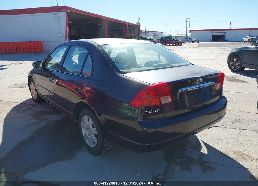 2001 HONDA CIVIC EX VIN: 2HGES26791H528554